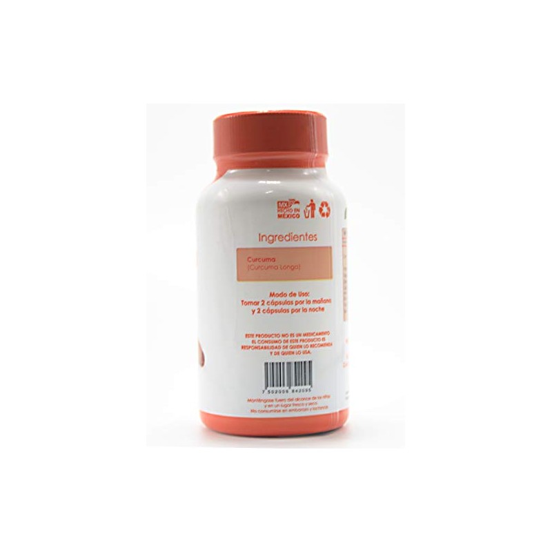 CURCUMA 60 CÁPSULAS DE 500 MG C/U