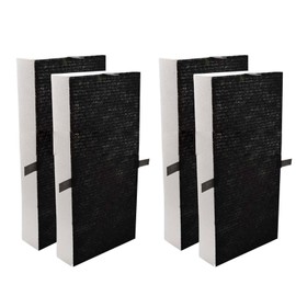 KingBra 4-Pack HEPA Filter Replacement Filter U Compatible with Febreze FRF102B, FHT170, FHT180, FHT190, Honeywell HRF201B, HHT270, HHT270W, HHT290