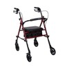 McKesson Lightweight Rollator - Walker with Wheels, Seat, Storage -...