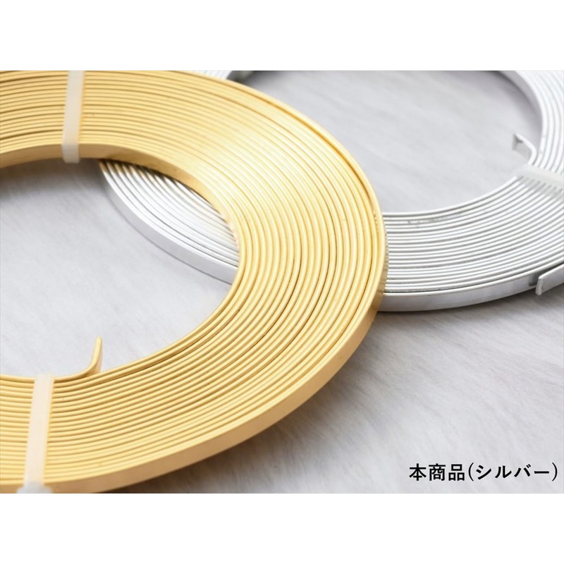 Saya Kobo Flat Wire, Approx. 16.4 ft (5 m), Silver,