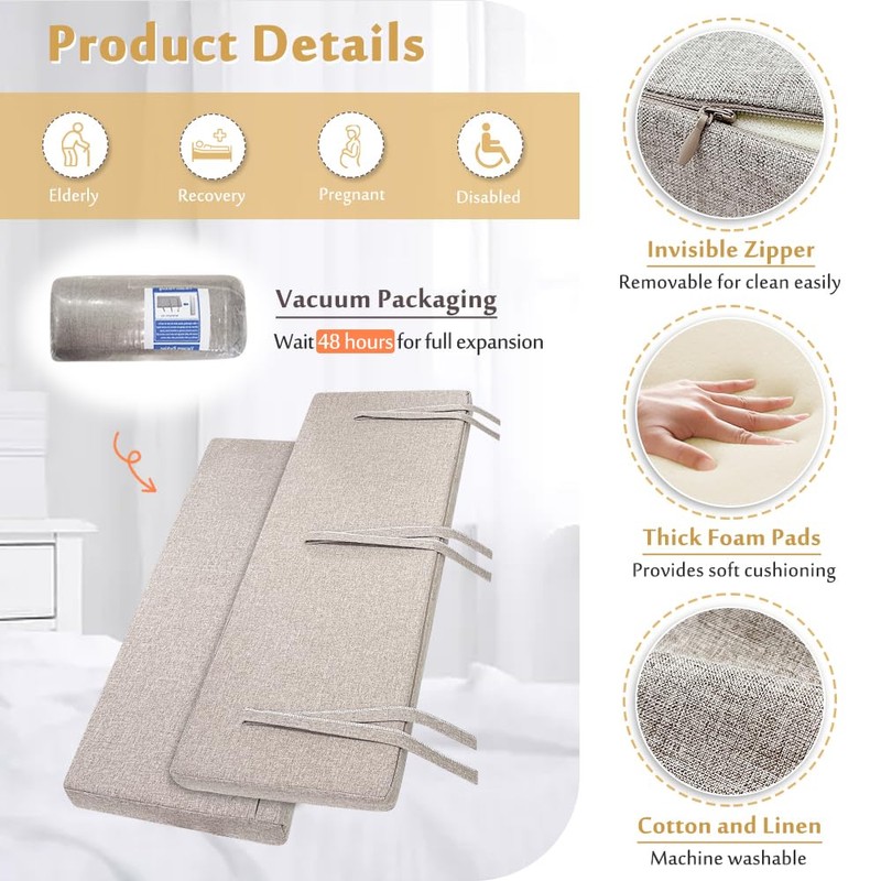 Mybow Bed Rail Cushion, Hospital Bedside Rail Pads, Medical Foam