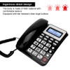 ASHATA Corded Telephone, Wired Telephone with Speaker Voice Recorder and