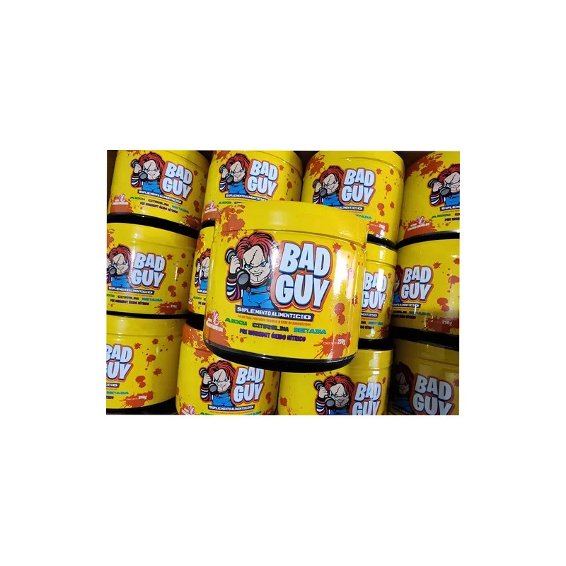 Bote Pre Entreno Bad Guy Oxido Nitrico 30 Servicios Pre