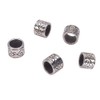 UNICRAFTALE Pack of 10 12 mm Column Beads Stainless Steel