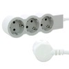 Legrand LEGRAND, Flache Steckdosenleiste, 3-fach Steckdose, Mehrfachsteckdose, 5 Meter Kabell?nge,