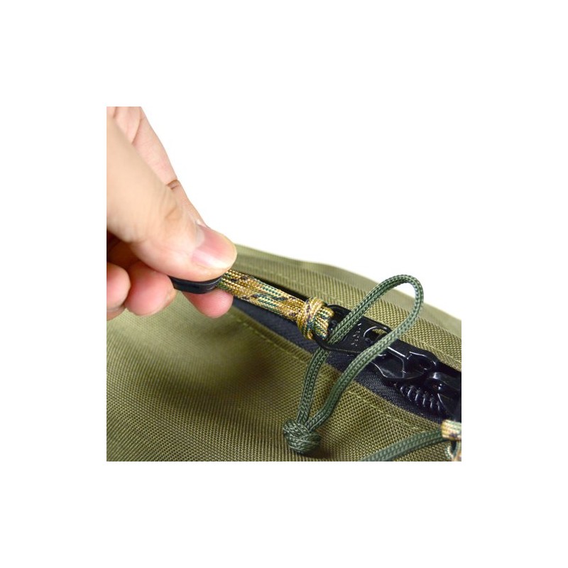Bush Craft Firecord Zipper Pulls Olive Drab 02-03-550f-0014