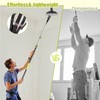24FT Telescopic Light Bulb Changer for High Ceilings,Aluminum alloy lightweight