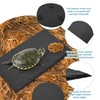 aleawol 3Pack Tortoise Slate Pad, Large Rectangular Reptile Basking Platform