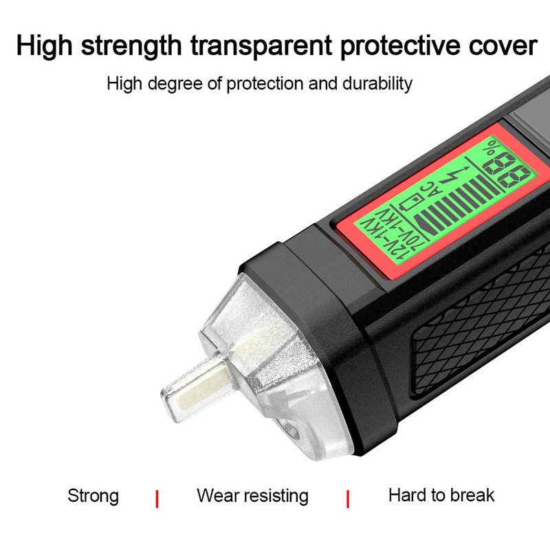 HT103 AC Voltage Tester Pen Waterproof Sound Light Alarm 12‑1000V