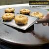 Extra Wide Spatula, Large Metal Spatula with Full Tang Wooden
