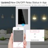 MoesGo 2nd Generation WiFi RF433 Smart Touch Wall Single Fire