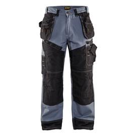 Blaklader X 1600 Pants, Color: Grey/Black, Size: 32x30 (16001370949932:30)