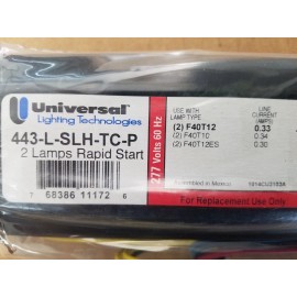 Universal Lighting 443-L-SLH-TC-P (2) Lamp F40T12 or T10 277V Magnetic Ballast
