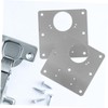 Sosoport 8pcs Cabinet Hinge Repair Plates Door Filler Plate Kit