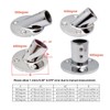 Heavy Dudy 316 Stainless Steel Boat Round Base,30°/45°/60°/90° Marine Yacht