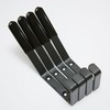 Lavedas 4 Acoustic Panels Accessories Black Wardrobe Hooks Acoustic Panel