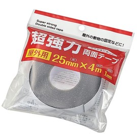 Echo Metal 0599-663 Super Strong Double-Sided Tape for Outdoors, 1.0 in x 13.4 ft (25 mm x 4 m)