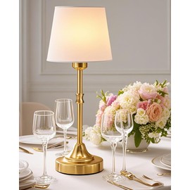 YYFWND Cordless Table Lamp 3-Way Color Changing Light, [4000mAh] Rechargeable LED Stepless Dimmable Bedside Lamps, Acrylic Touch Control Night Lamp for Bedroom, Dinning Room, Kitchen Decor, Office