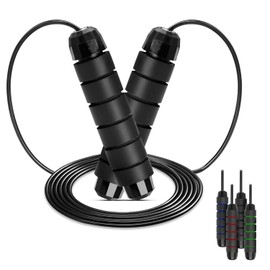 ecomlab – Cuerda para Saltar – Ejercicio Crossfit – Cuerda Box Fitness Multifuncional – Ligero Ergonomico - Mango Antidezlizante - CUERDA AJUSTABLE ACERO INOXIDABLE