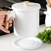 MyMoon Home Bacon Grease Container (48oz / 1.4L) Iron Cooking