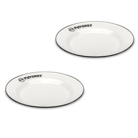 Petromax Enamel Plate 2 Pieces (26 cm) White px-plate-26-w