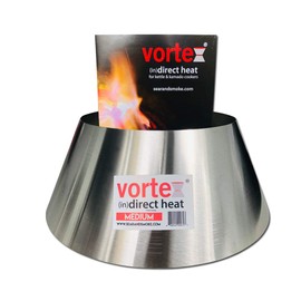2 Pack - Medium BBQ Vortex™ BGE Kamado Kettle Charcoal (in) Direct Cooking (2)