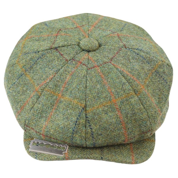TruClothing.com Men's 8 Panels Razor Baker Boy Hat Wool Tweed