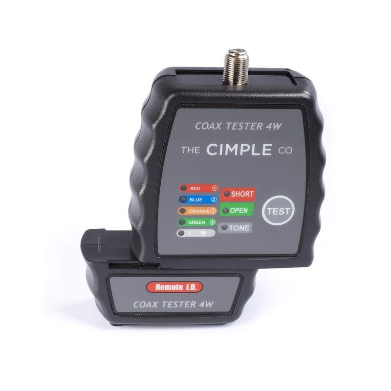 4 Port Coax Cable Mapper, Tester, Tracer, and Toner -