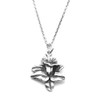 Sterling Silver Calla Lily Flower Charm Necklace, 18"