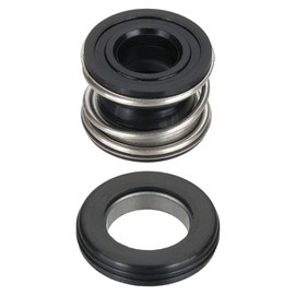 PATIKIL Mechanical Seal Kit, 2 Pcs 14mm Gas Water Pumps Replace Rubber Mechanical Shaft Seal Replacement Kit