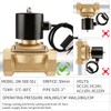 Baomain 2 inch DC 12V Brass Electric Solenoid Valve Water