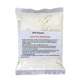 BSD Organics Powder Arrow root/Ararat Powder for Gravy, Puddings, soups,Bread and More - 500 Grams, 1.1 Pounds, 17.6 Ounce