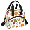 lakefvgk Lunch Bag for Women Men, Vegetable Reusable Insulated Lunch