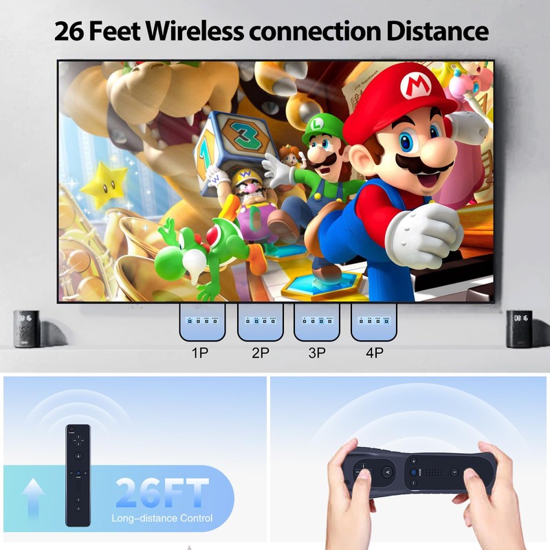 HZIME New Replacement Remote Control Compatible For Wii & Wii