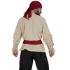 HSDOU Mens Pirate 3 Pcs Costume Set Renaissance Pirate Shirt