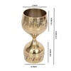 Handcrafted Brass Peg Measurer,30/60 ml Jigger, Double Side Peetal Measuring