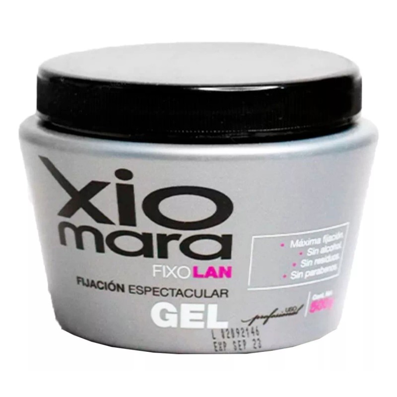 Xiomara 3 Gel Fixo Lan Fijación Espectacular Aloe Vera 500g