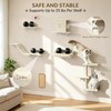 Coolsheepsia Cat Wall Shelves, 6 in 1 Cat Wall Furniture