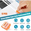 12 Pcs Paper Cutter Replacement Blades Efficient Paper Trimmer Blades