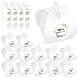 Eucalyptus Gift Boxes, Pack of 48, Beautiful The You Are Gift Box, Small, Wedding Favours, Box for Weddings, Baby Showers, Christening, Communion 5.5 x 5.5 cm