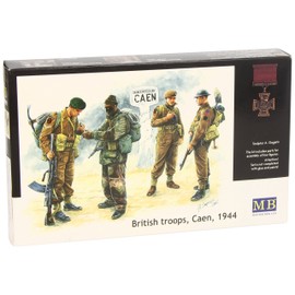 Master Box British Troops Caen 1944 (4) Figure Model Building Kits (1:35 Scale)