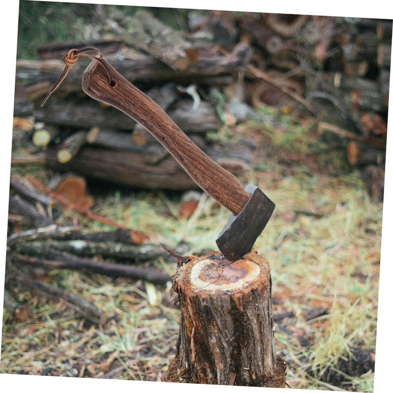 Totority 2pcs Ergonomic Wooden Hatchet Handle Replacement Non Skid Design