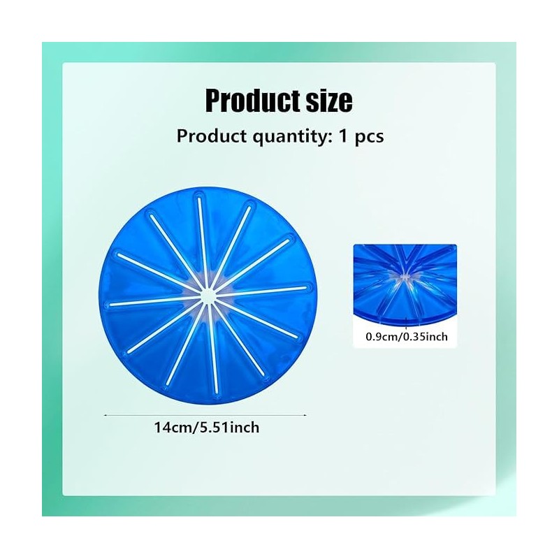 Crovakeu 1pcs-Blue Round Stand Mixer Wiper - Practical Cleaning Tool