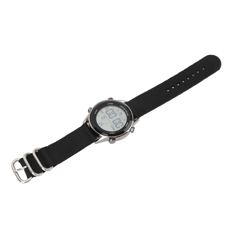 Men Digital Sports Watch Waterproof Alarm Countdown Dual Time Zone