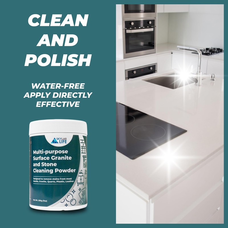 Skylarlife Multi-purpose Surface Stone Cleaning Powder (200g) to remove rust
