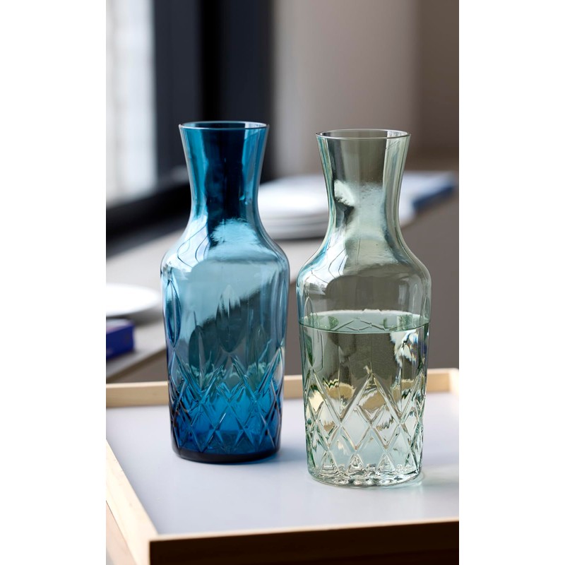 Lyngby Glas Sorrento Water Carafe 1 Litre Green