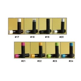 JTshop EMPTY LIP BALM TUBES 0.15 oz Bottom Twist - 32 Colour Choices (10 x BLACK tube, with WHITE cap)
