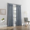 Archaeo Washed Cotton Twist Tab Curtain, 52" x 95", Storm