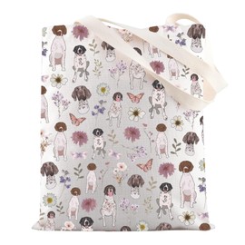 MYSOMY Tragetasche mit deutschem Kurzhaar-Zeiger, GSP, Hundeliebhaber, Geschenk für Deutsch Kurzhaar, Schultertasche, GSP, Hund, Mutter, Geschenke, Gspdog Tg3, INCH