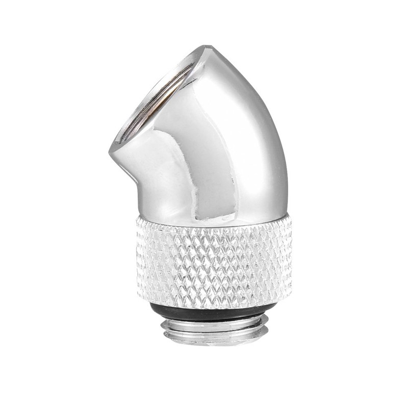 G1/4 Thread Water Cooling Fitting 45 Degree Elbow 360 Degree